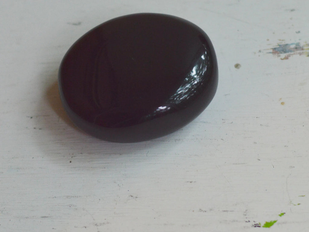 Black Agate Palm Stones