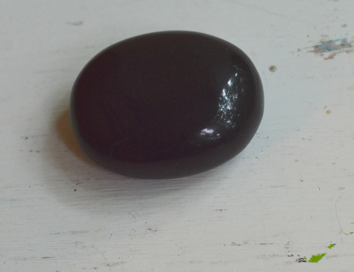 Black Agate Palm Stones