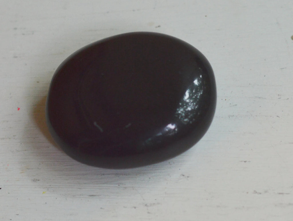 Black Agate Palm Stones