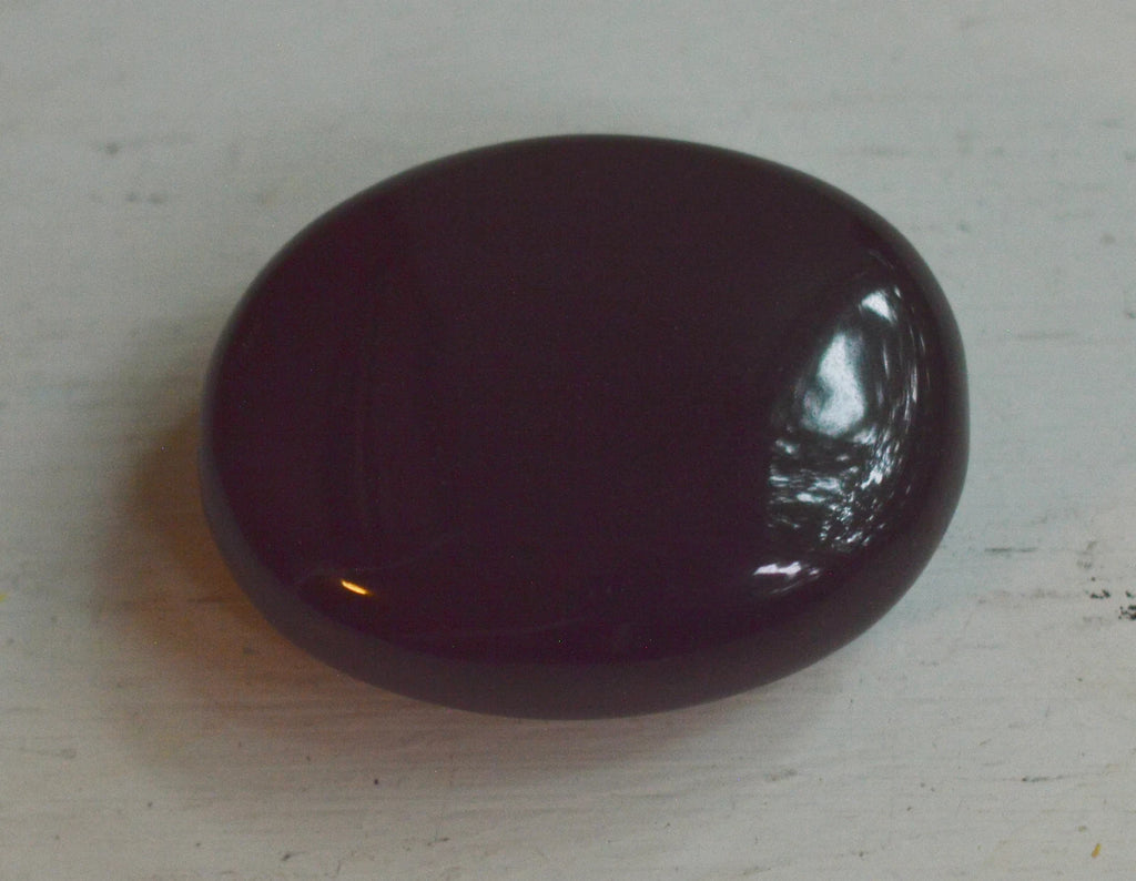 Black Agate Palm Stones