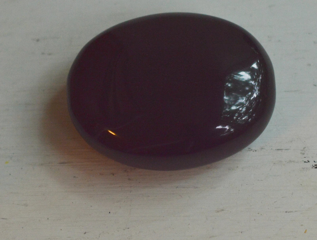 Black Agate Palm Stones