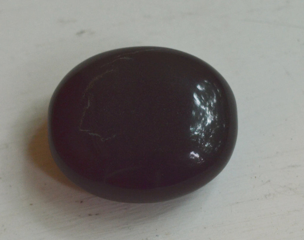 Black Agate Palm Stones