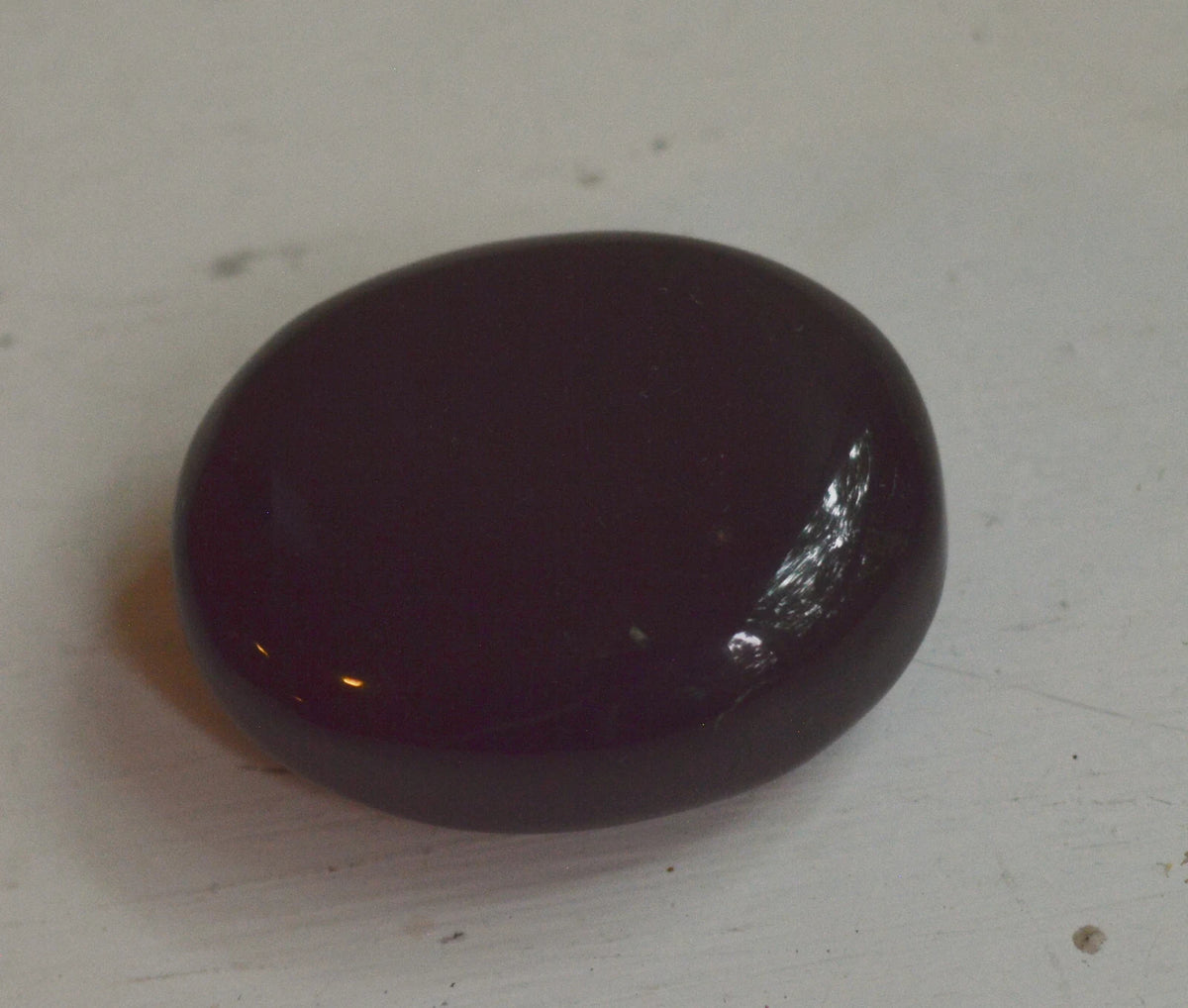 Black Agate Palm Stones