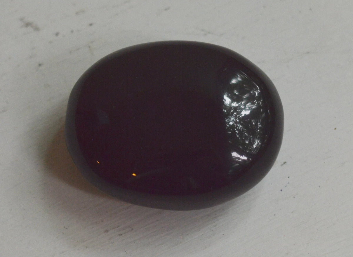 Black Agate Palm Stones