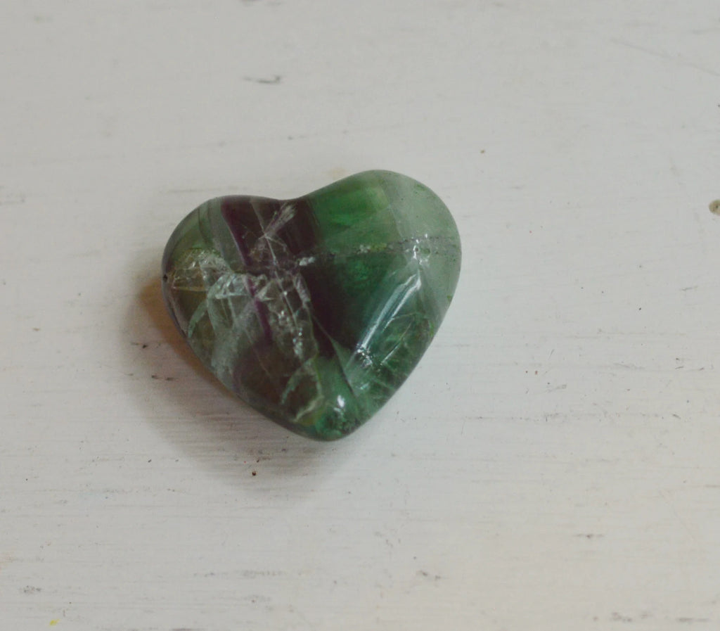 Fluorite Polished Hearts