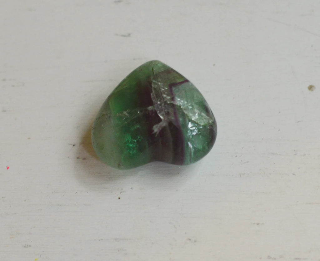 Fluorite Polished Hearts