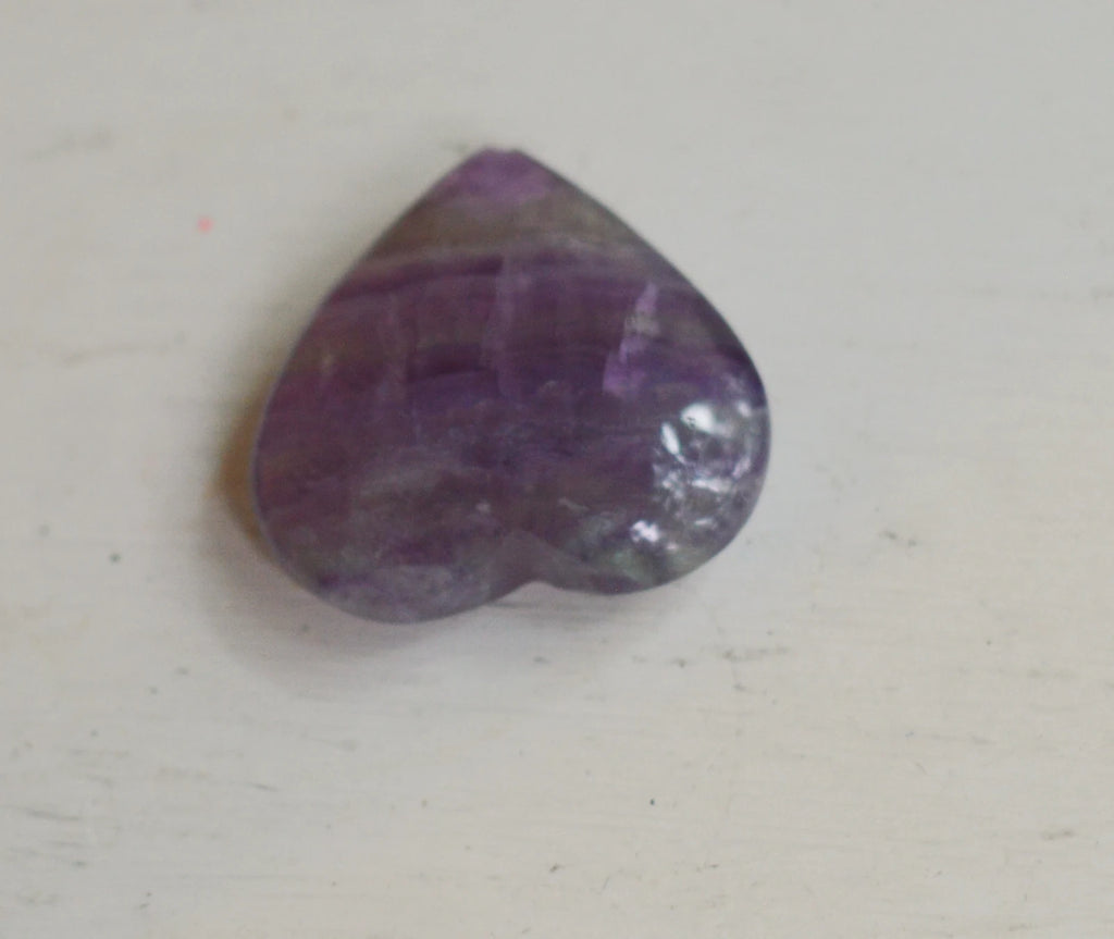 Fluorite Polished Hearts