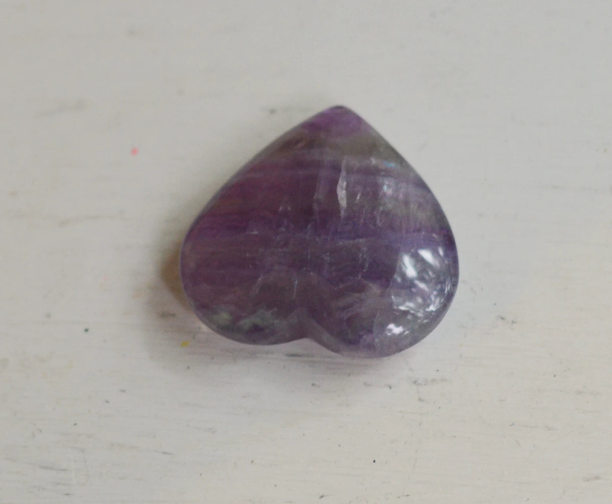 Fluorite Polished Hearts