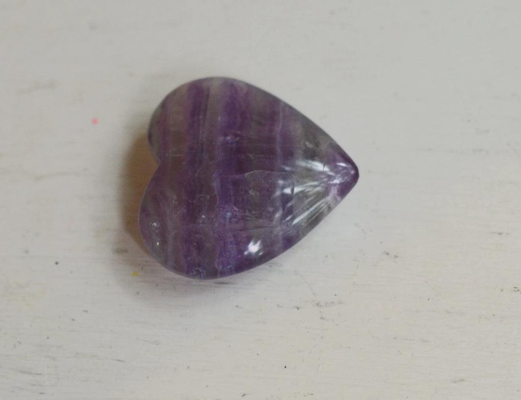 Fluorite Polished Hearts