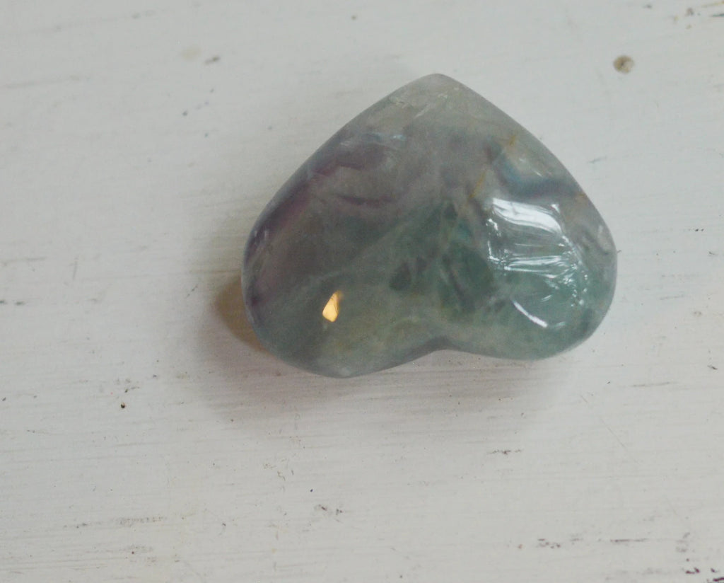 Fluorite Polished Hearts