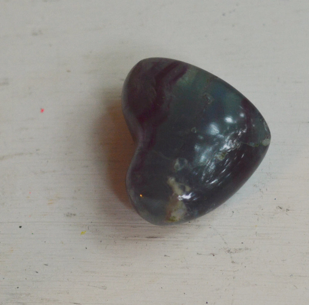 Fluorite Polished Hearts