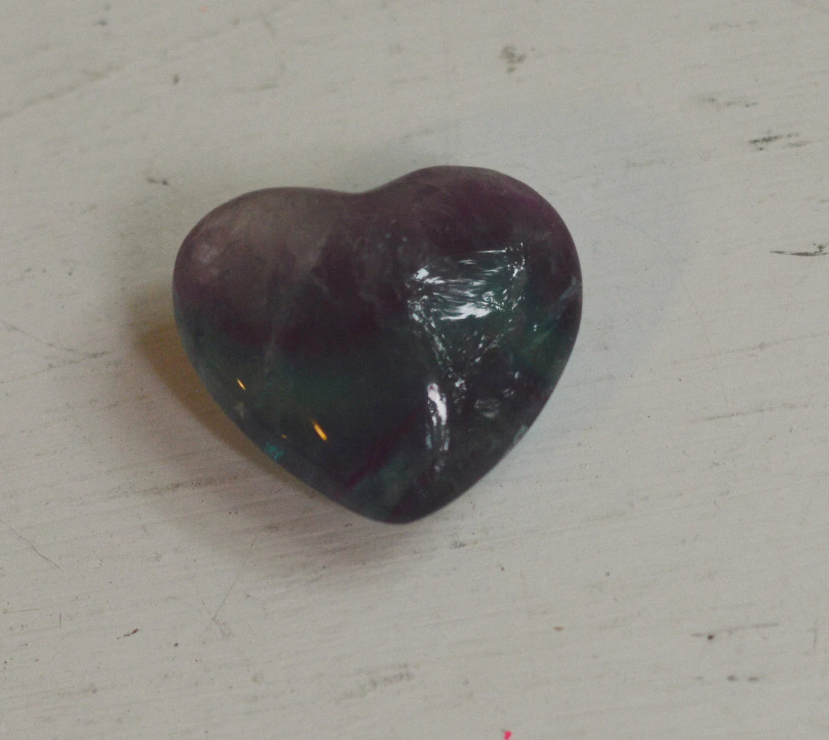 Fluorite Polished Hearts