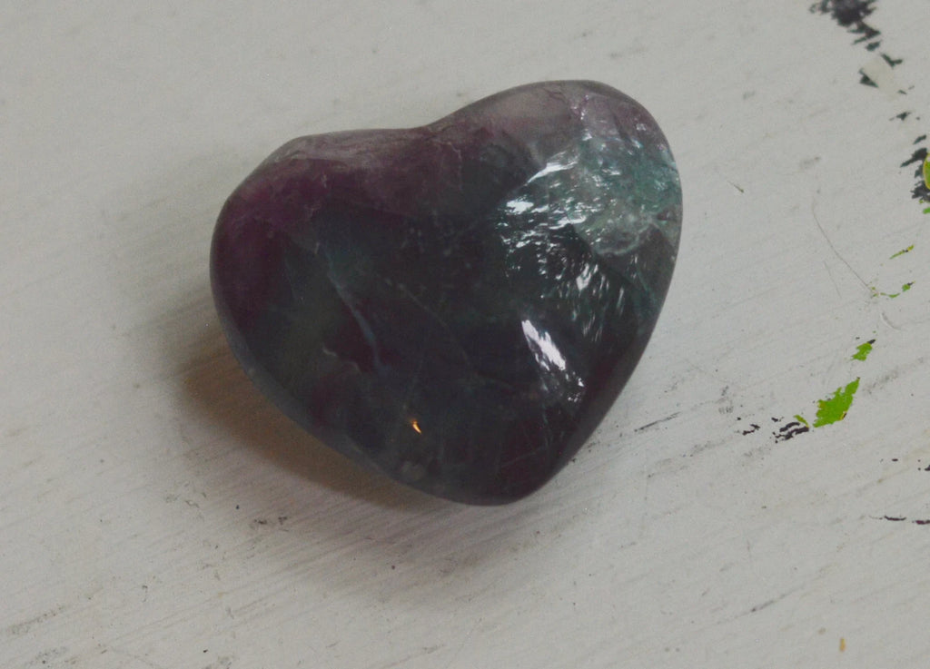 Fluorite Polished Hearts