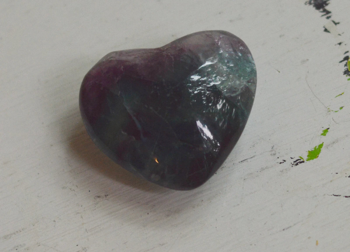 Fluorite Polished Hearts