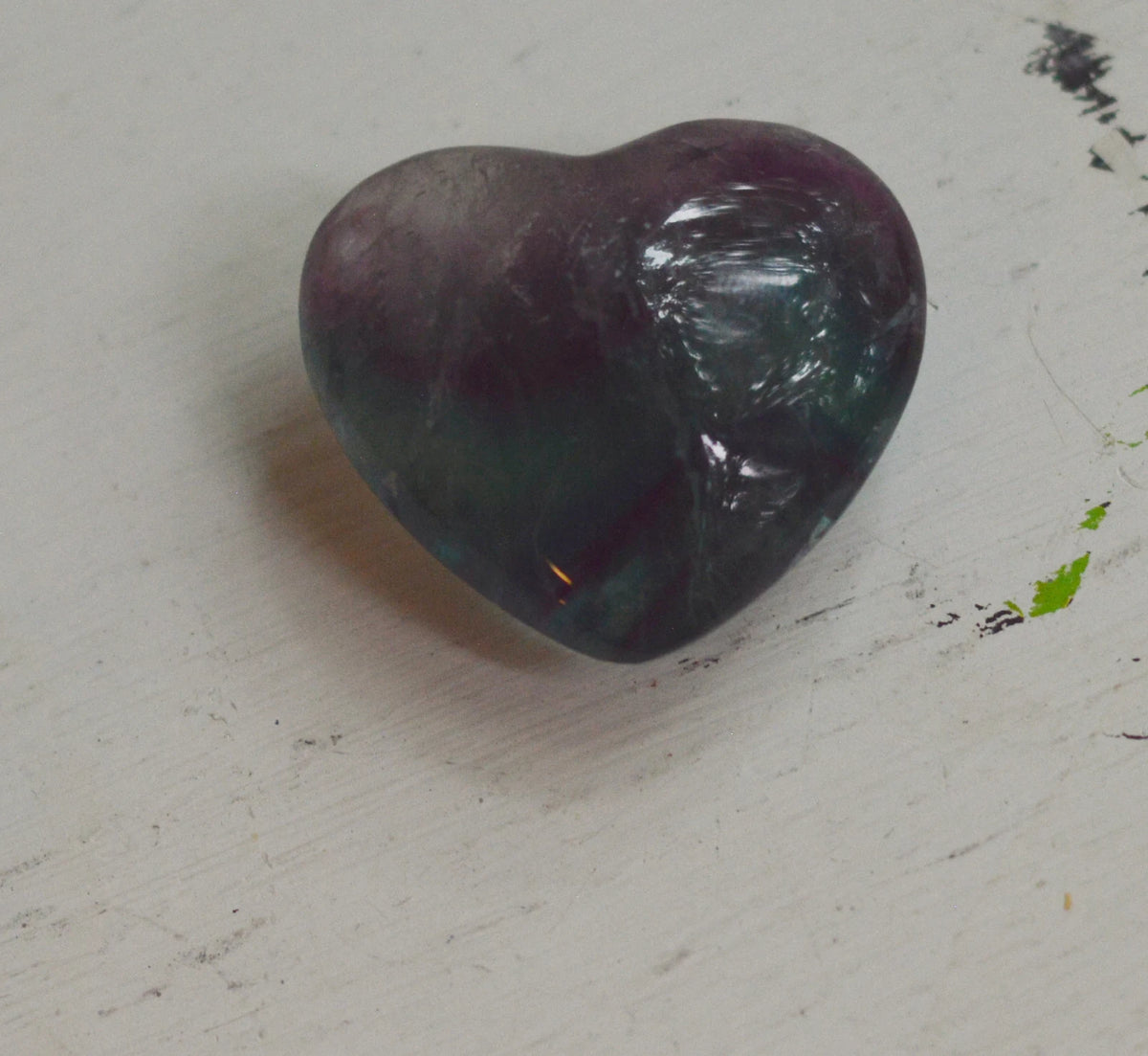 Fluorite Polished Hearts