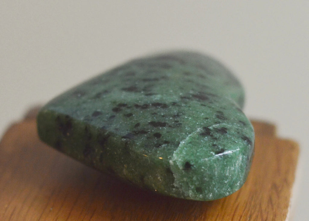 Ruby Zoisite Polished Heart