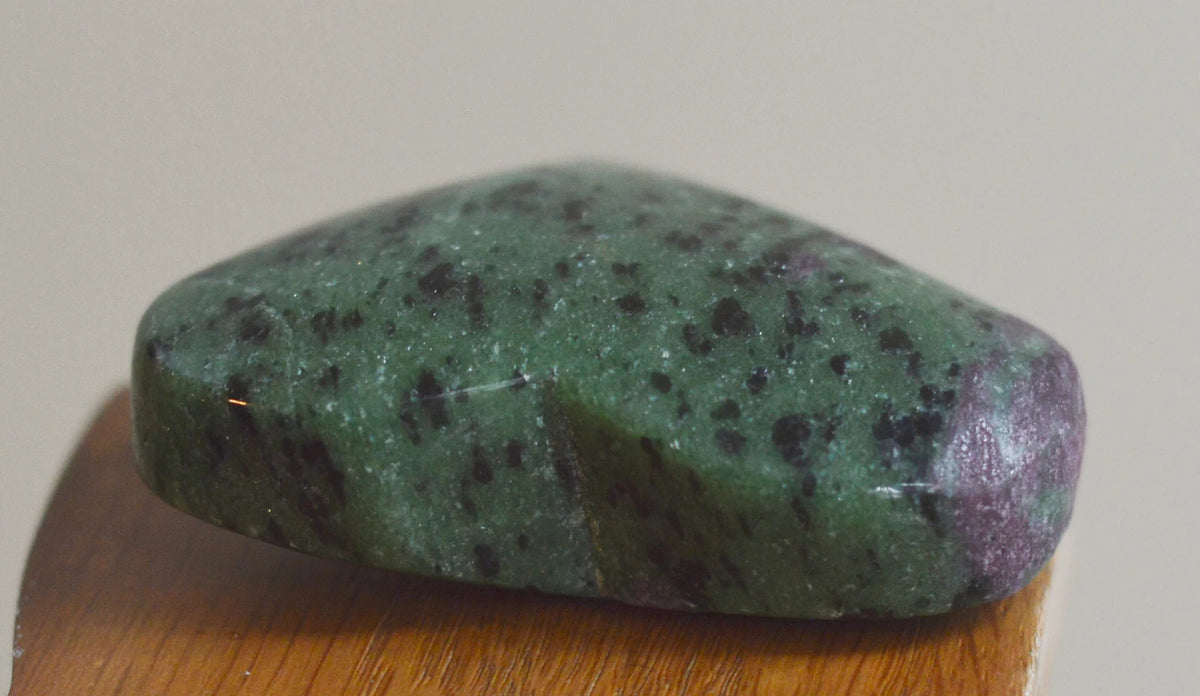 Ruby Zoisite Polished Heart