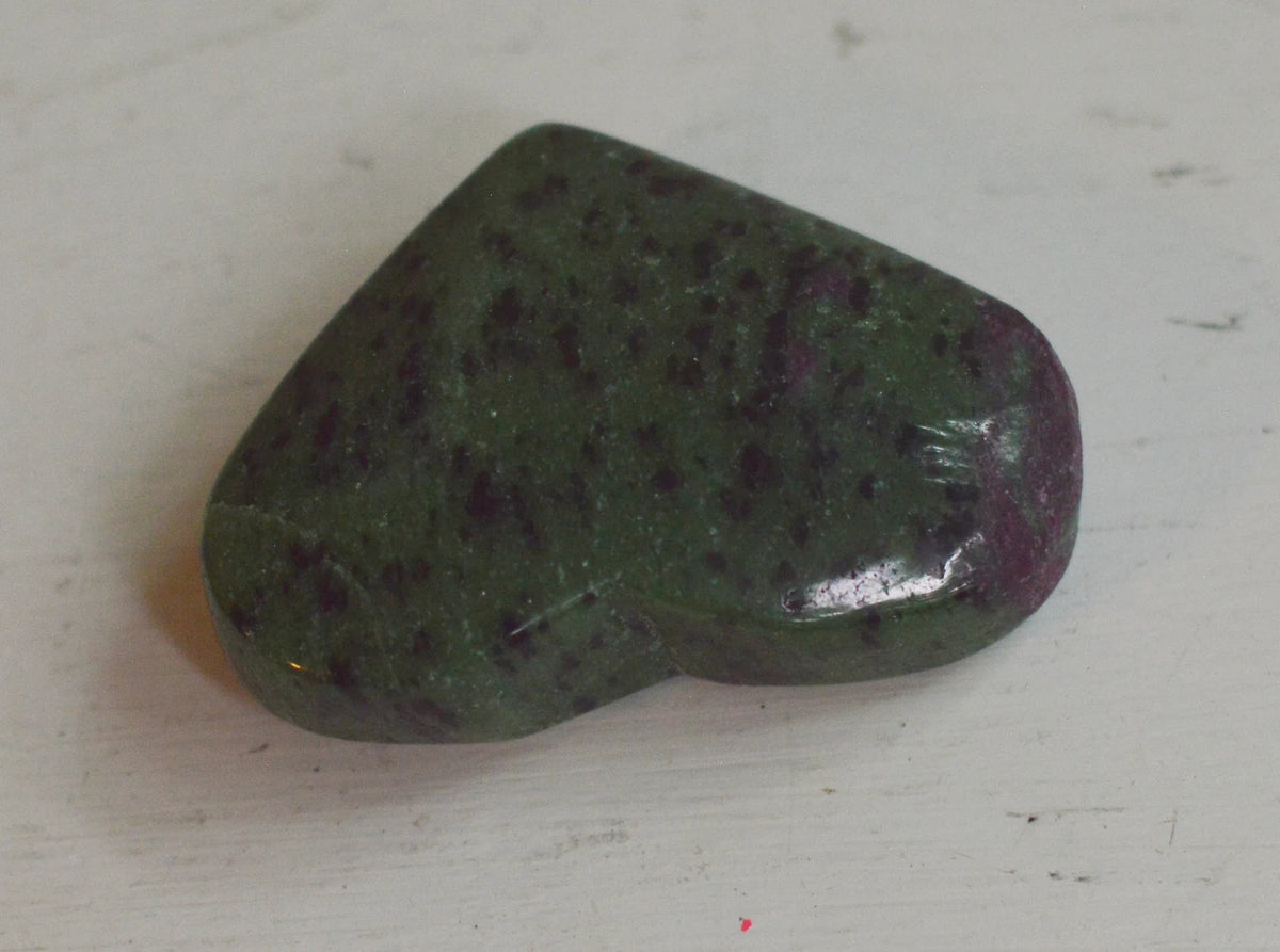 Ruby Zoisite Polished Heart